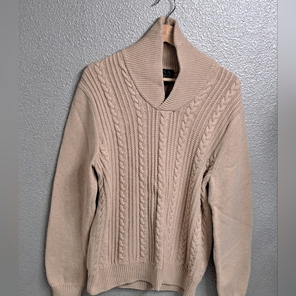 Jos. A. Banks Shawl Collared Pullover Sweater    Size M - Picture 5 of 8